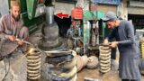 CAT 320C Excavator Track Aduster Recoil Spring Repaired | Restoration Process