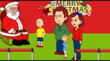 Caillou gets scared of Santa