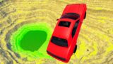 Cars vs Leap of Death Realistic Crashes BeamNG drive #324 | Gameweon