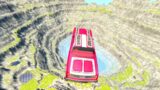 Cars vs Leap of Death Realistic Crashes BeamNG drive #8 | BeamNG