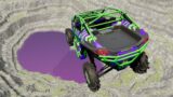 Cars vs Leap of Death in Moon Gravity | BeamNG.drive Tutorial #631