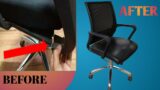 Chair broken  handle repair by super glue and backing soda