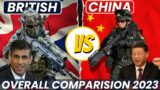 China vs UK Military Power 2023 | China vs UK Economy | Armed Forces | Air Force | Navy | TenOnTen