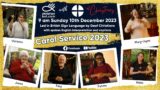 Christian BSL Carol Service | Second Sunday of Advent
