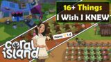 Coral Island 16+ Things I Wish I KNEW Guide – EASY Scarecrow, How To Find NPCs & More Tips & Tricks