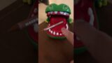 Croc eating a Mondo Llama Terracotta crayon #viral #asmr #satisfying #reels #shorts