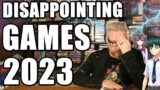 DISAPPOINTING GAMES 2023 – Happy Console Gamer
