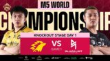 (FIL) M5 Knockouts Day 1 | ONIC vs BLCK | Game 1