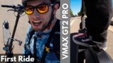 First EScooter Ride? Electric Skateboarder's First Thoughts: VMAX GT2 Pro