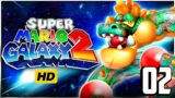 First time Playing Super Mario Galaxy 2 HD! Part 2: Yoshi Star Galaxy – Bowser Jr.'s Fiery Flotilla