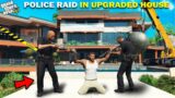 GTA 5 : Franklin Shinchan & Pinchan Ultimate Modern House Raid By Police GTA 5 !
