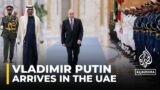 Gaza on the agenda as Russian President Vladimir Putin heads to UAE, Saudi Arabia