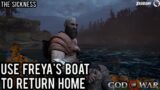 God Of War  Walkthrough Gameplay 4K  Walkthrough Gameplay Use Freya's Boat To Return Home