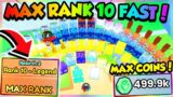 HOW TO GET *MAX RANK 10* FAST in PET SIMULATOR 99!! (Roblox)