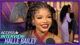 Halle Bailey CRIED Over Fantasia Barrino's 'The Color Purple' Performance On Set
