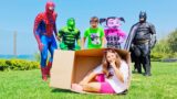 Hide and Seek Superhero and more funny challenges with Adriana and Ali