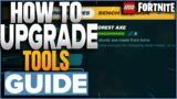 How To Craft Better Tools In LEGO Fortnite