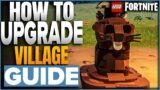 How To Upgrade The Village In LEGO Fortnite