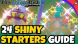 How to Shiny Hunt ALL 24 Starters in Pokemon Indigo Disk