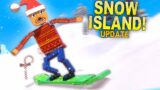 I Built an Animatronic Snowboarder to Explore The New Island!