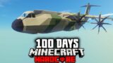 I Survived 100 Days on a PLANE in a Zombie Apocalypse in Hardcore Minecraft