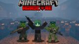 I Survived In A Zombie Apocalypse In A Minecraft City (Survival Zombie Wasteland Movie) !!