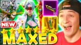 INSANE MAXED 7-STAR FIORE X-SUIT OPENING (72 MATERIALS) – PUBG MOBILE