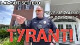 Idiot Cop Arrests Veteran For Free Speech | Lawsuit Settled | City Forced To Apologize