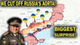 It's all over now: Ukrainians have cut the most important supply line between Crimea and Mariupol!
