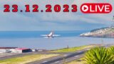 LIVE From Madeira Island Airport 23.12.2023