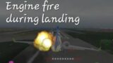 Landing at Sydney airport with engine failure and fire I Airline Commander