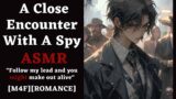 [M4F] ASMR From the Shadows: DOM Spy saves your life [romance][Asmr]