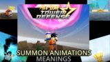 MEANINGS BEHIND ALL STAR TOWER DEFENSE SUMMON ANIMATIONS