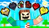 MINECRAFT But I Have CUSTOM HEARTS (scp, mobs, and more)