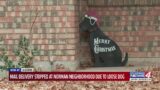Mail delivery stopped at Norman neighborhood due to loose dog