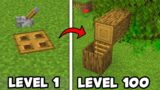 Minecraft Best Secret Bases (Level 1 to Level 100)