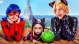 Miraculous Ladybug and Cat Noir Have a Baby! Parenting Hacks and Funny Pregnancy Situations!