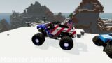 Monster Jam Massive Jump of Death in MINECRAFT and Destruction BeamNG Drive#144