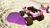Monster Jam vs Leap of Death Moon Gravity in BeamNG.drive #632