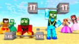 Monster School :  Zombie  x Squid Game Doll Who Is Strongest? – Minecraft Animation