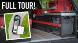 My Ultimate Truck Cap Camper Build Full Tour!