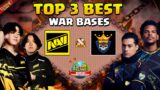 NAVI vs. Clash Champs | Top 3 TH16 War Bases w/ Link & Replay | Clash of Clans