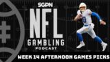 NFL Week 14 Afternoon Games Preview + Picks – 12/8/23