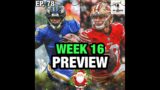 NFL Week 16 Preview, Picks & Fantasy Football Start/Sits for EVERY GAME!