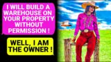 Neighbor Built A Warehouse On Someone's Private Property Without Permission. I Am The Owner ! Part 2