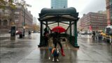 New York City LIVE Rainy Day Christmas Season Walk in Manhattan NYC Sunday December 3, 2023