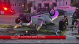 Oakland robbers chase, ram victim's car at Lake Merritt