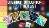 One Fruit Simulator Fruit Tier List | Roblox Tier Lists