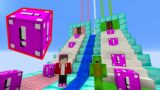 Playing THE MOST DANGEROUS LUCKY BLOCK RACE in Minecraft