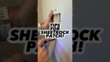 Project: Tired of looking at that broken wall? We got easy tips for patching sheetrock! #DIY